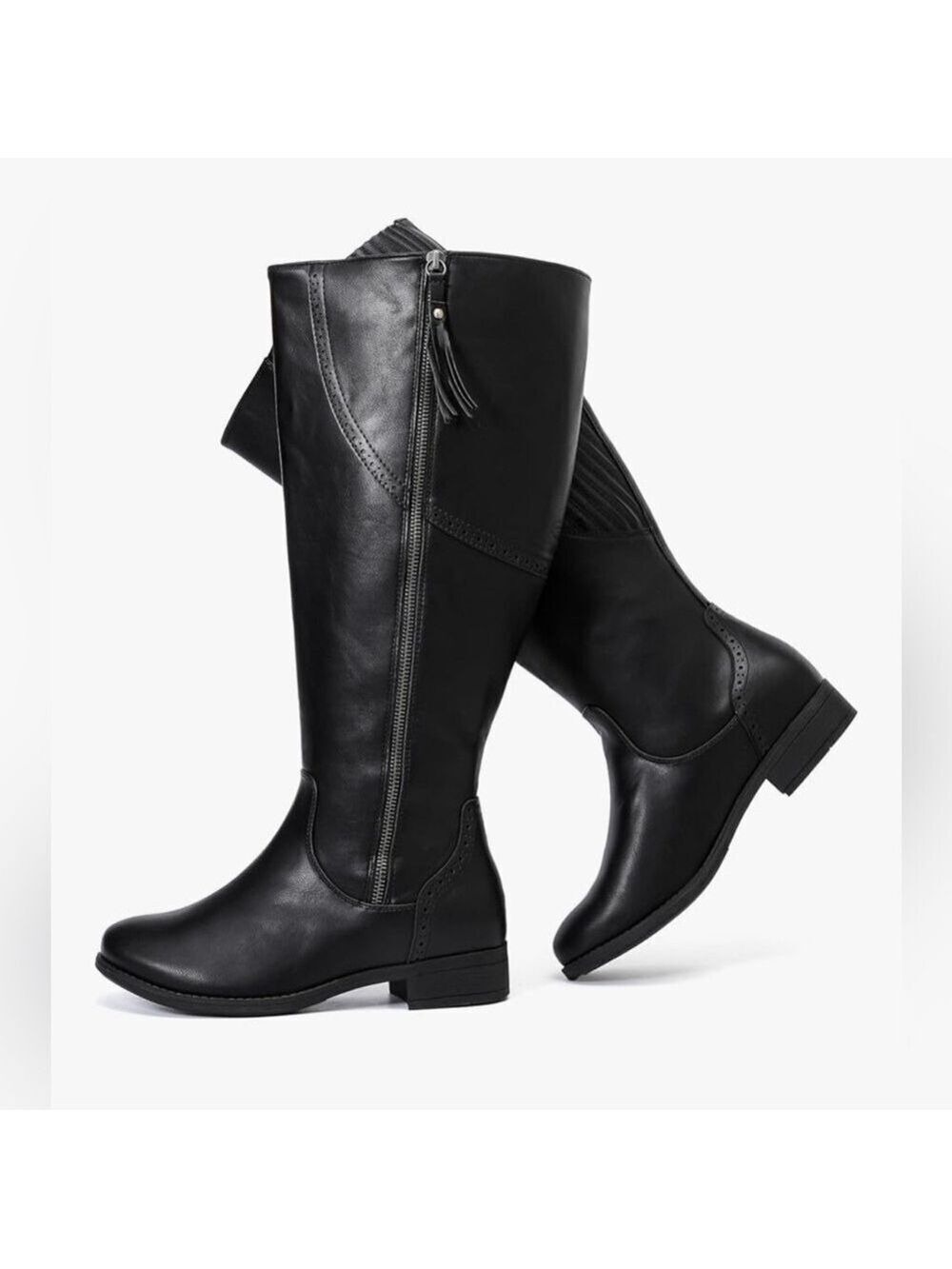 Black Knee High Boots Women's